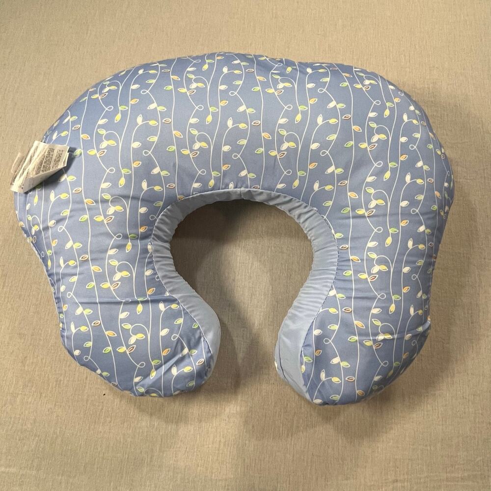 Vintage Boppy Bare Naked Nursing Pillow w/ Blue Vine & Jungle Covers Baby‎ - Picture 7 of 16
